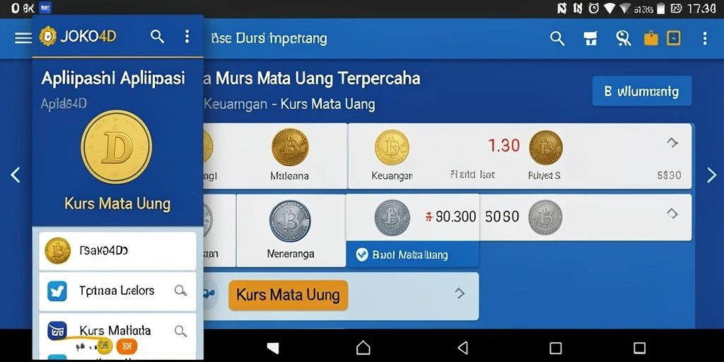 Tampilan antarmuka JOKO4D menampilkan data kurs mata uang secara jelas.